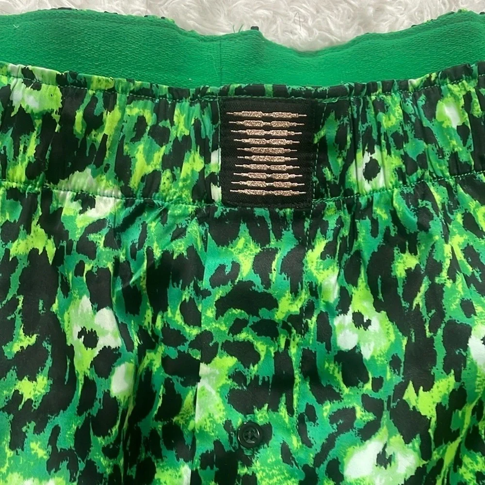 Savage X Fenty Green Animal Print boxer